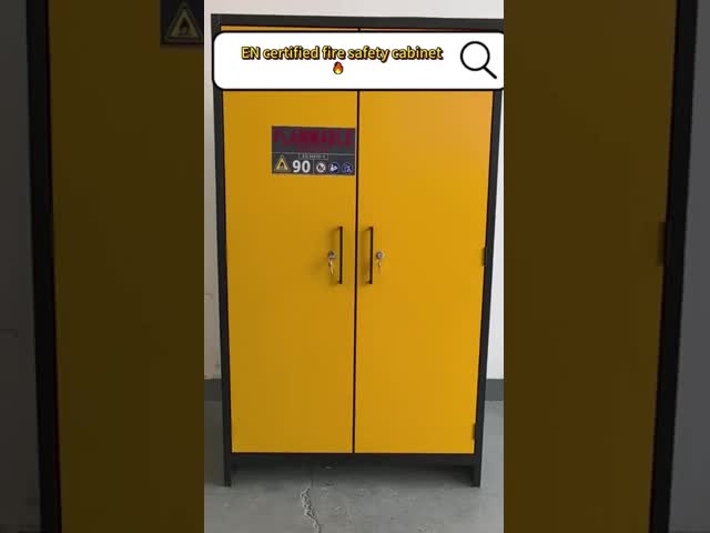 EN 14470-1 Type 90 Fire Safety Cabinet | Flammable Liquid Storage Cabinet | Industrial Hazardous Storage Solution