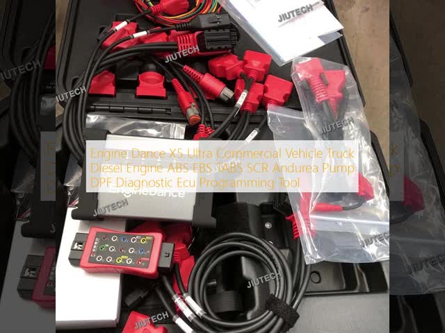 Engine Dance X5 Ultra Commercial Vehicle Truck Diesel Engine ABS EBS TABS SCR Andurea Pump DPF Diagnostic Ecu Programming Tool