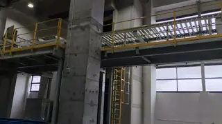 Heavy-duty I-beam loft platform