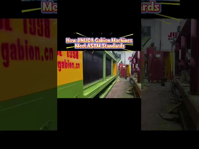 CNC Controlled Gabion Wire Mesh Machine High Output System