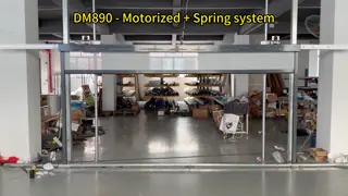 Hot Sales Motorized Spring Windproof Zip Blinds for Patio & Balcony Manual Auxiliary Lifting Roller Blind