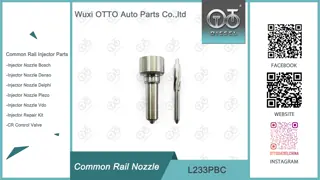 L233PBC Common Rail Fuel Injector Nozzle For Injector BEBE4C09102