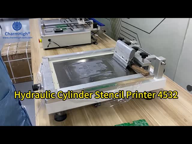 Better Design Manual Stencil Printer 4532 Oil Pressure SMT Silk Printer 45x32cm