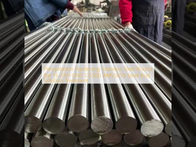 Precipitation Hardening Stainless Steel  Round Bar 15-5PH UNS S15500 AMS5659 Steel Rod Solution Treatment