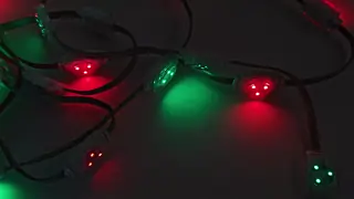 DC48V 40mm RGB Full Color LED Point Light IP67 Waterproof for Outdoor Wall Decoration