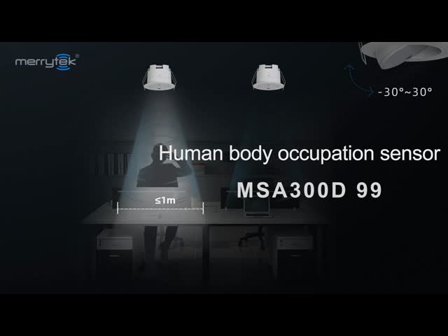 Human body occupation sensor