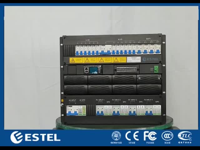 19 Inch Rack Mount 48V DC Power Supply Telecom Rectifier System Solar Module SNMP