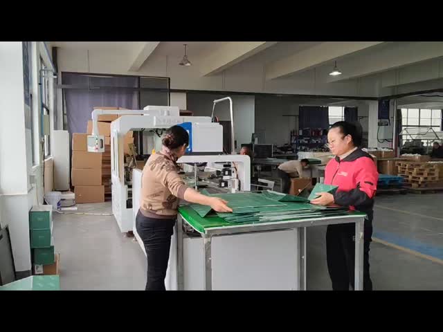 Glue Spraying and Box Assembly Machine