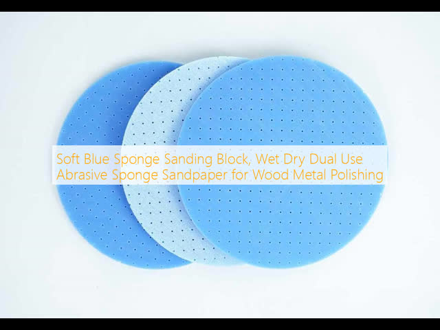 Gray Calcined Sponge Sanding Pad Abrasive Sponge Block Ultra Fine For Polishing Steel