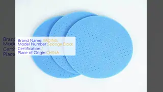 Gray Calcined Sponge Sanding Pad Abrasive Sponge Block Ultra Fine For Polishing Steel