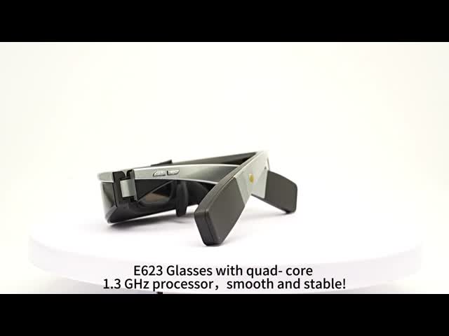 Custom Virtual 3D Smart Video Glasses Android 5.1 TFT LCD 0.32 Inch Display