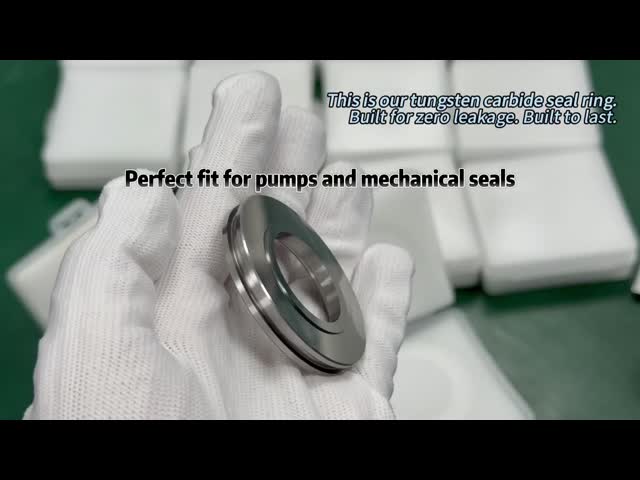 Durable Industrial Tool Mechanical Wear Part Tungsten Carbide Seal Rings