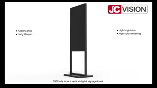 43“ High Brightness Floor Stand Lightbox – 2000 cd/m², FHD, Android Digital Signage for Retail