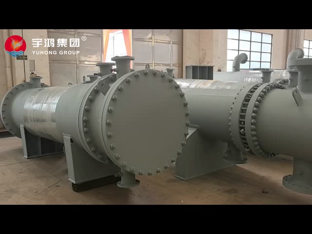 Carbon Steel Shell & Tube Heat Exchanger with ASME SA179 Tubes and SA266 Gr.2 Tubesheet for Water, Oil, Steam & Gas Cooling