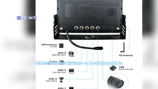 4G WiFi 5-Channel All-in-One Car DVR Camera Vehicle Monitor System