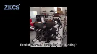 Machine de dilatation de tubes pneumatiques à 6 griffes de haute précision
