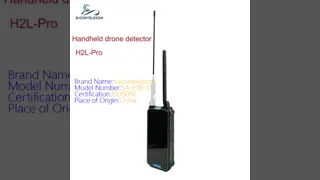 Handheld UAV Drone Detector with 3km Detection Distance Omnidirectional Antenna and Passive Detection for DJI Series