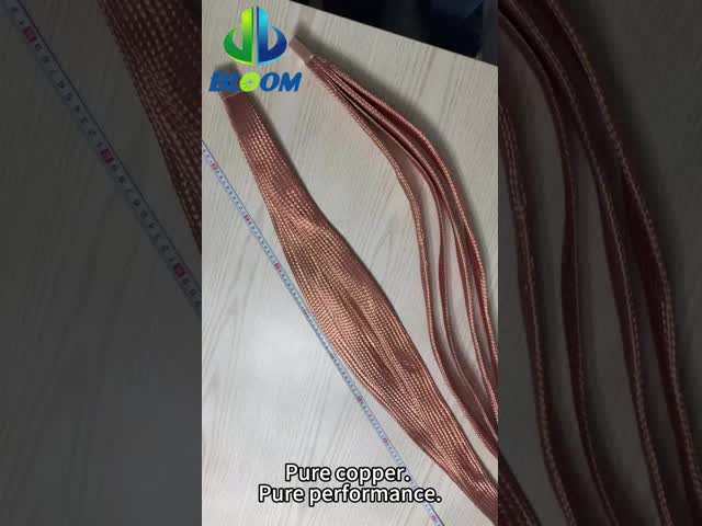 High-Density T2 Copper Braided Flexible Connector with Zero-Resistance Bond for Precision Resistance Welding