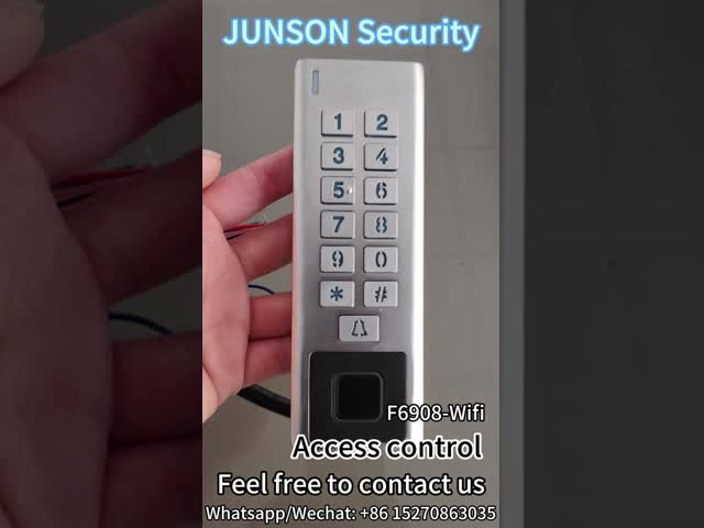 Weatherproof Outdoor Metal Keypad Access Control with WiFi and Tuya App Integration