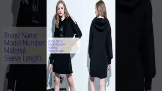 Comfy Cold Shoulder Hoodie Dress Plus Size Maternity