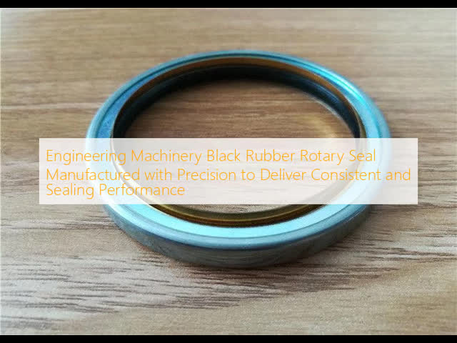 Engineering Machinery Black Rubber Rotary Seal Manufactured with Precision to Deliver Consistent and Sealing Performance