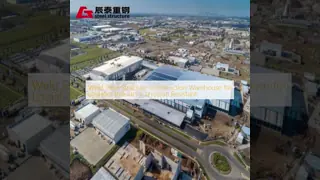 Weld Steel Structure Construction Warehouse for Logistics Industry Corrosion Resistant