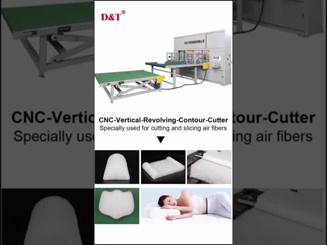 Vertical Revolving Sponge Cutting Machine Flexible PU Foam Cutter For PVA EPE EPS Phenolic Material