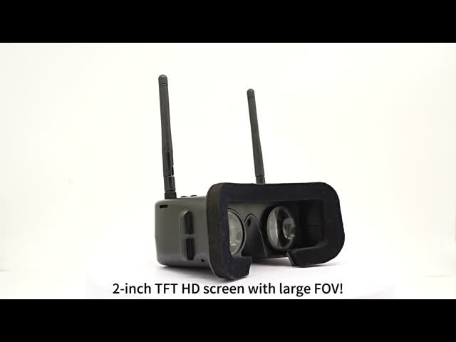 China FPV Goggles 48CH 5.8GHz FPV glass 2.7 Inch 960 X 240 Pixel LCD Display With Battery