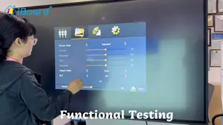 Moniteur interactif Android 14 4 32G avec verre trempé 4 mm