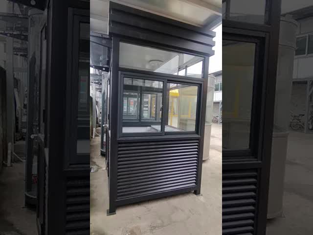 Grade 8.3 Earthquake Proof Security Guard House with IP54 Waterproof Rating and Customizable Color Options