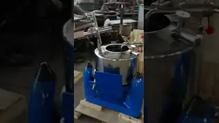 Top Discharge Chemical Manual Type Filtration Basket Centrifuge For Separating Liquid