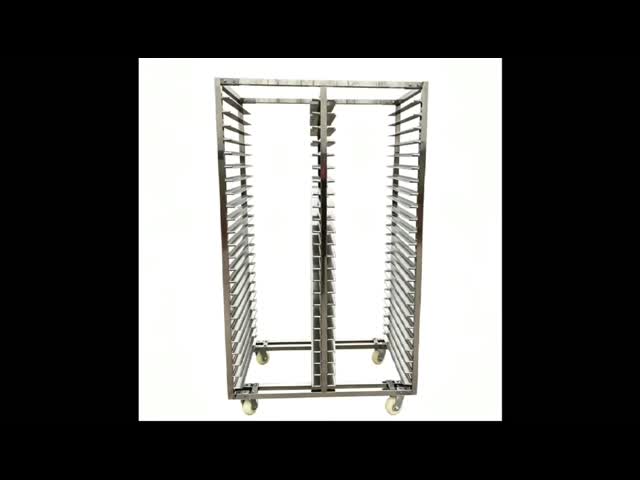 Customized Bread Stainless Steel Rack Trolley For Fast Food Kitchen Equipment