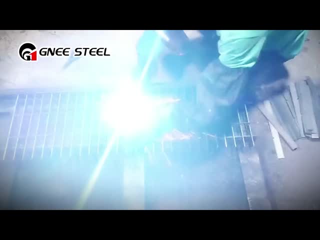 Rust-Proof Galvanized Steel Grating Platform Serrated Steel Grating