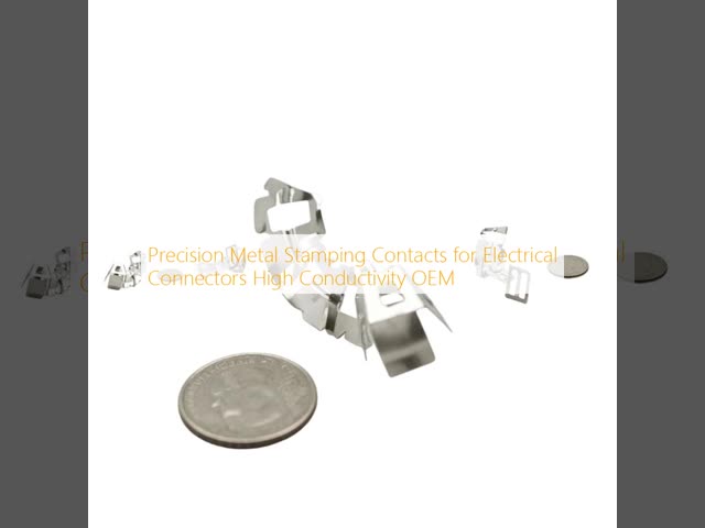 High Conductivity Precision Metal Stamping Contacts with Tin-Plated Corrosion Resistance and ±0.01mm to ±0.03mm Dimensional Tolerance