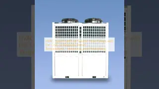 DC Inverter HVAC System with Air Source Heat Pump Featuring R32 Refrigerant and Titanium Tube Heat Exchanger