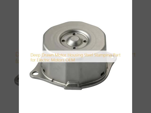 Customized Deep Drawn Motor Housing with High Structural Rigidity for Up to 200°C Applications