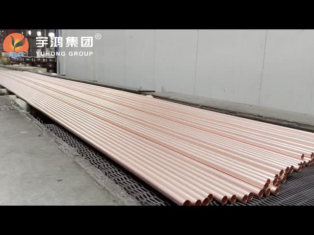 ASTM B111 UNS C12200 DHP Copper Tube for HVAC & Heat Exchanger