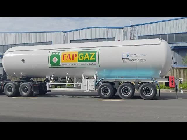 59.5 CBM LPG Tank Trailer with Filling Reel