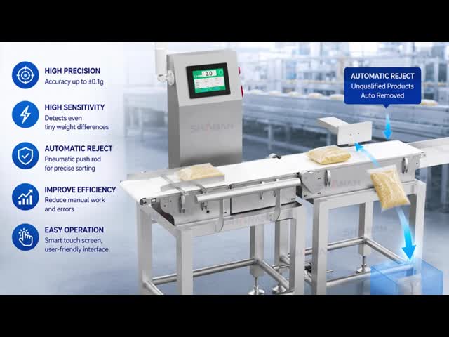 Conveyor Weight Checker  Weight  in Packaging and Production Processes Products Online Dynamic high-speed