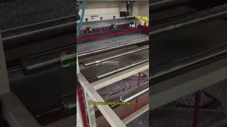 Fully Automatic Sheet Perforation Line 1220x2440 Sheet Perforation Machine