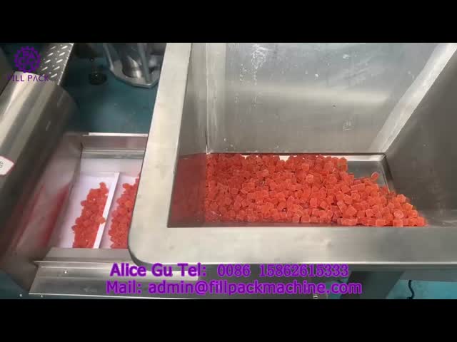 2271 J124 Weighing Turntable Bag-Feeding Block-Shaped Juice and Candy Filling and Sealing Machine