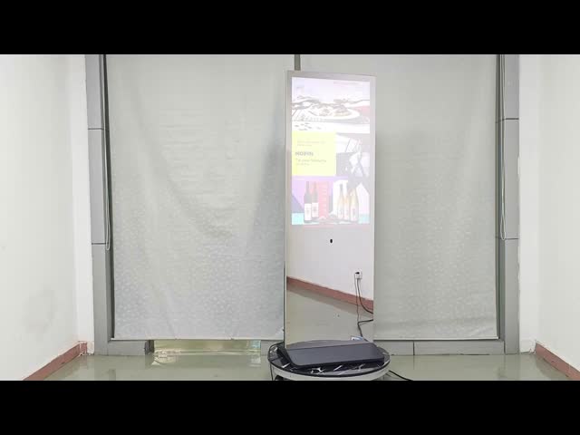 43 Inch Mirror Digital Display with Thermal Camera and PCAP Touch Screen Kiosk