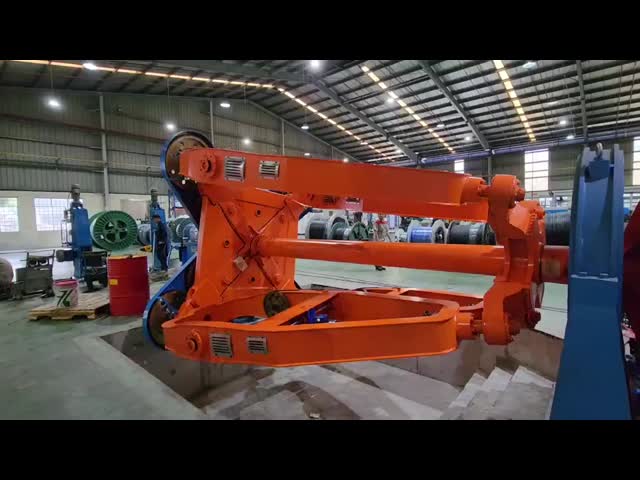 High Speed Cage Type Pvc Wire Manufacturing Machine 1000~1600mm Bobbin Size
