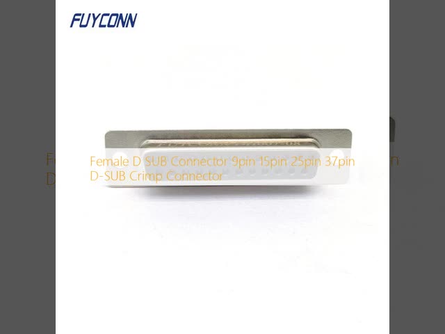 Female D SUB Connector 9pin 15pin 25pin 37pin D-SUB Crimp Connector