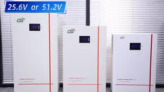 BG01 24v 200ah Lifepo4 Battery for Solar 48v 100Ah 5k Wh Lithium Batteries 105 Ah lv Wall Mount Home Energy Storage System
