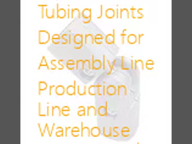 Industrial Die Casting Rotatable Aluminum Tubing Joints with Anodic Oxidation for Assembly Line and Storage Racks