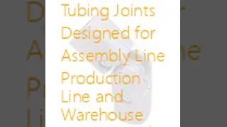 Industrial Die Casting Rotatable Aluminum Tubing Joints with Anodic Oxidation for Assembly Line and Storage Racks