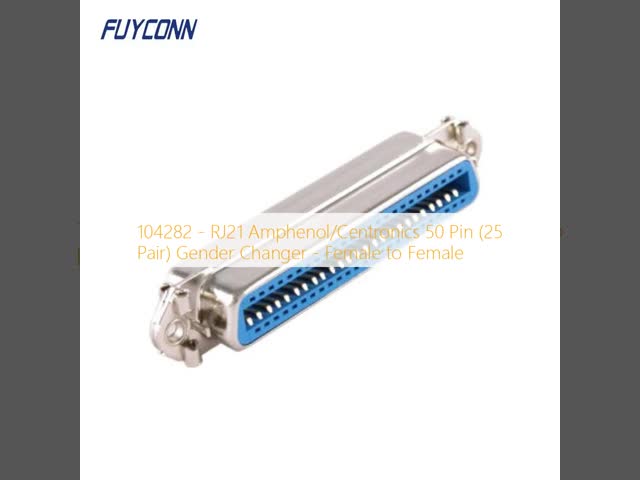 104282 - RJ21 Amphenol/Centronics 50 Pin (25 Pair) Gender Changer - Female to Female