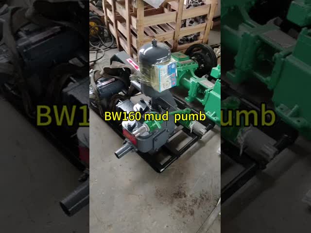Single Piston BW160 Mud Pump With Diesel Engine/motor