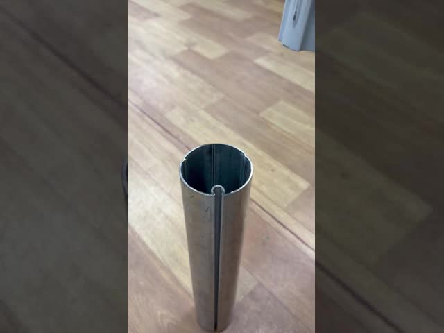 Heavy-Duty 70mm OD × 2.0mm Steel Pipe, 8 Meters Integral for Outdoor Awnings